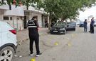 Park halindeki otomobil kurşunlandı