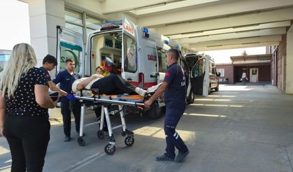 Otomobil bariyerlere çarptı: 1 yaralı